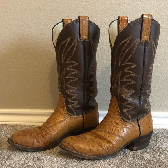 Vintage Circle Y Ostrich Boots main image 11